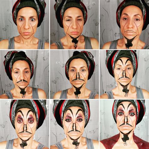 Jafar Makeup - Step by step tutorial by SarahMagicMakeup on DeviantArt