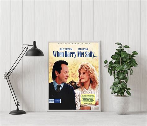 When Harry Met Sally Poster Rob Reiner Minimalist Movie Poster Vintage ...