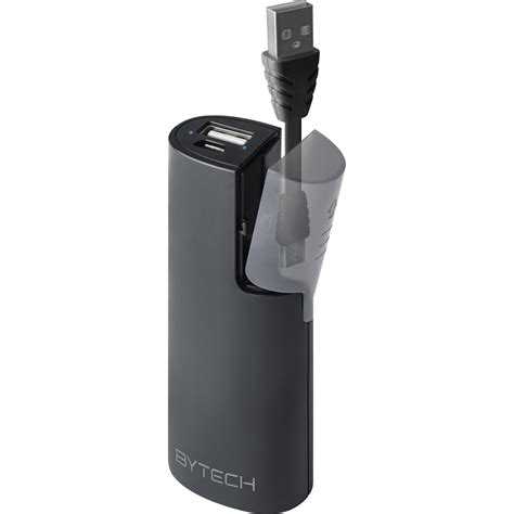 BYTECH 2000mAh Power Bank with micro-USB Cable BY-PB-20-116-BK