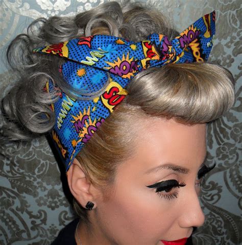 Rockabilly bandana | Etsy | Rockabilly, Bandana, Rockabilly fashion