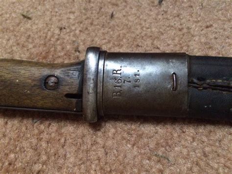 WW1 bayonet regimental markings help