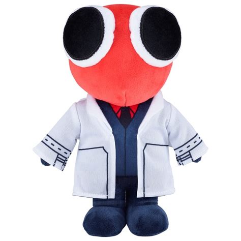 Rainbow Friends 20cm Plush - Scientist (Red) | Smyths Toys UK