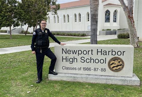 School Resource Officer Provides Safety on Campus of Newport Harbor ...