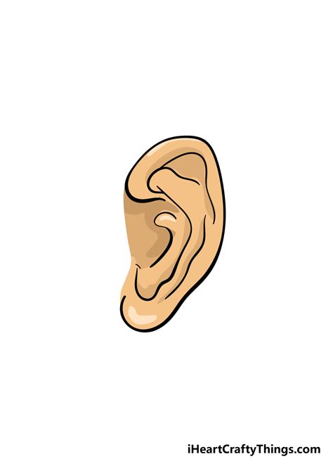 Ear Drawing - How To Draw An Ear Step By Step