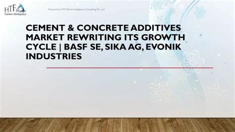 PPT - Cement & Concrete Additives Market PowerPoint Presentation, free ...