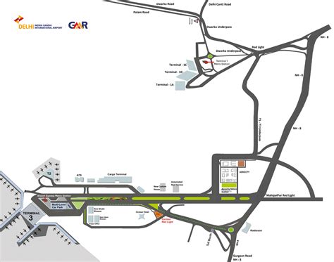 Route Maps & Inter-Terminal Directions | Delhi Airport