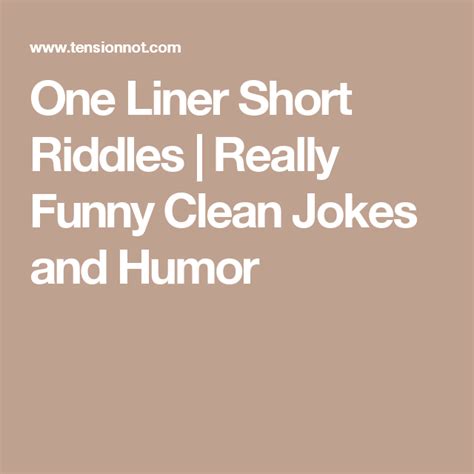 Funny One Liner Jokes For Kids