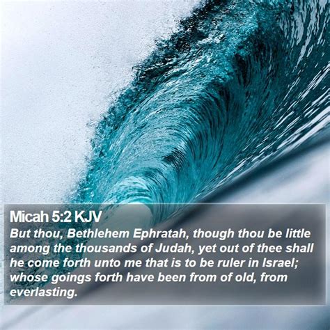 Micah 5:2 KJV Bible Verse Images