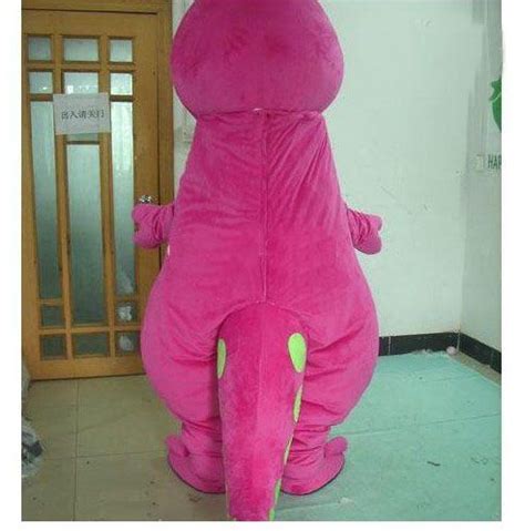 New Profession Barney Dinosaur Mascot Costumes Halloween Cartoon Adult Size Fancy Dress From ...