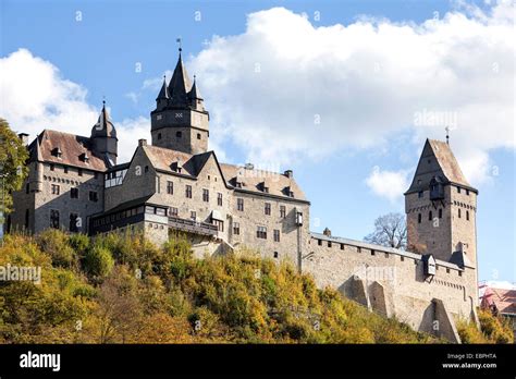 Altena Castle, Altena, Lennetal, Maerkischer Kreis, Sauerland, North ...