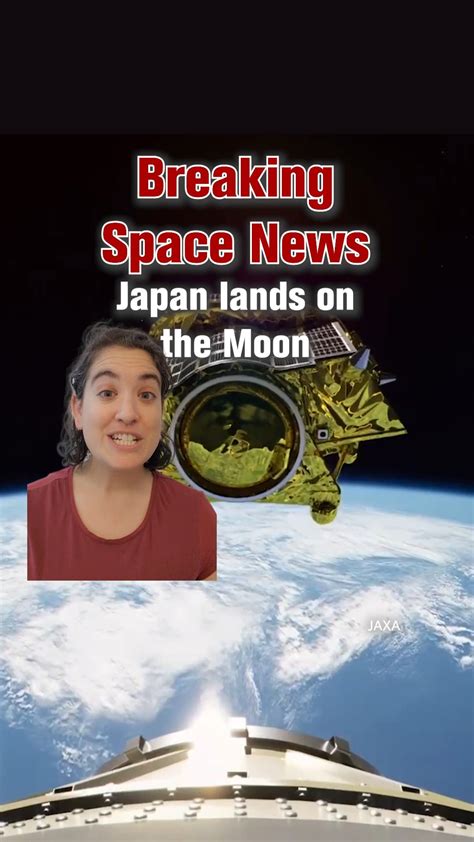 Japan's Smart Lander for Investigating Moon Lands Successfully in Moon ...