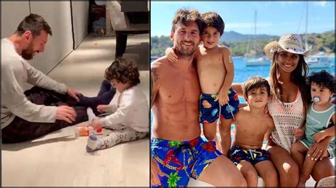 WATCH Lionel Messi's 'bottle flip' video with son Ciro will wipe away ...