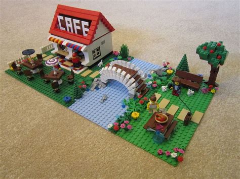 Park Scene | Lego, Lego building, Lego minifigs