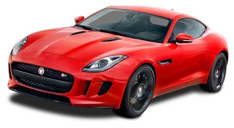 Download Red Jaguar F Type Coupe Car PNG Image for Free