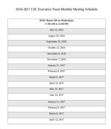 Game Schedule Template Excel For Your Needs