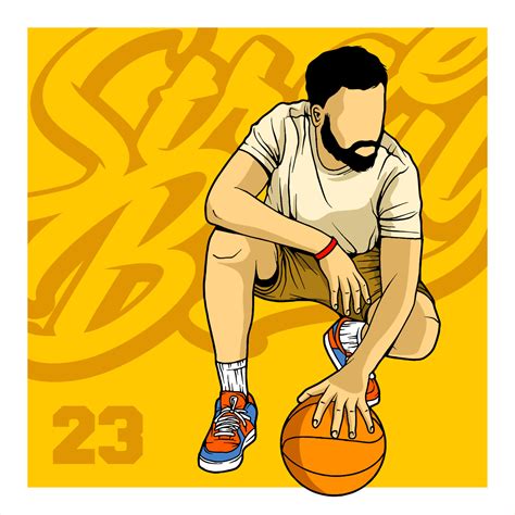 Line Art Basketball Illustration Vector 9570262 Vector Art at Vecteezy