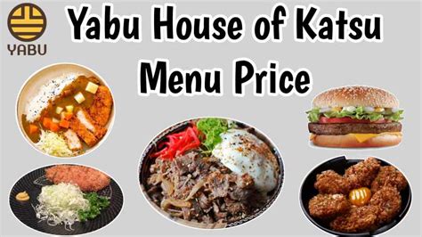 Yabu House of Katsu Menu Price List 2025 Philippines [UPDATED]