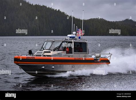 Station ketchikan rbs crew transits carroll inlet hi-res stock ...