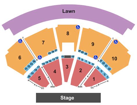 Seating Chart | BankPlus Amphitheater | Southaven, Mississippi