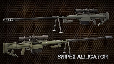 ArtStation - Sniper Rifle Snipex Alligator