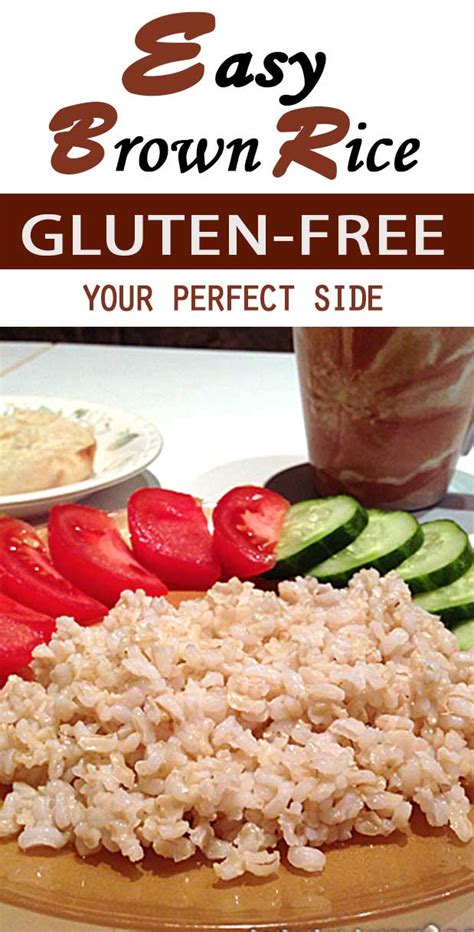 Easy Gluten Free Brown Rice