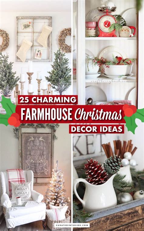 25 Inspiring Farmhouse Christmas Home Decor Ideas You Need to See