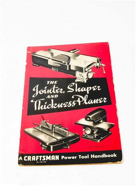 Sold Craftsman Tools 1950s Vintage Craft Book Woodworking | Etsy ...