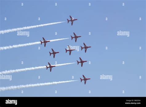 The RAF Red Arrows Stock Photo - Alamy