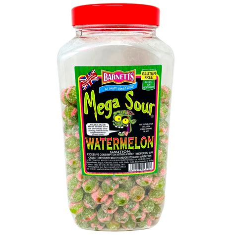 Barnetts Mega Sour Watermelon | British Candy | Candy Funhouse – Candy ...