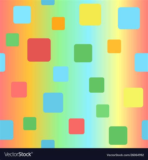 Gradient square pattern seamless background Vector Image