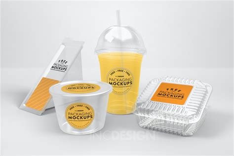 FREE Clear Packaging Fast Food Mockup :: Behance