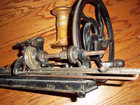 Antique Knitting Machine Hinkley One Needle 1866 Extremely RARE | eBay | Antique sewing machines ...