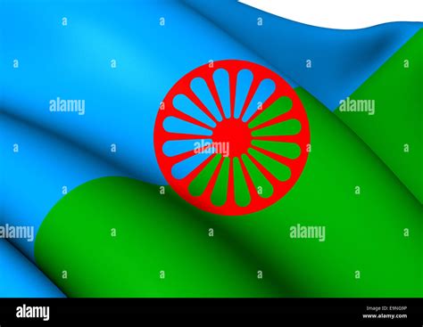 Romani People Flag Stock Photo - Alamy