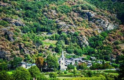 Small Village in the Italian Alps Stock Photo - Image of vegetation, historic: 99525288