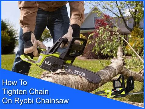 How To Tighten Chain On Ryobi Chainsaw (7 Easy Steps) | Asking Center