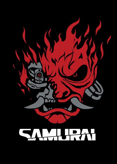 'Samurai' Poster, picture, metal print, paint by Cyberpunk 2077 ...