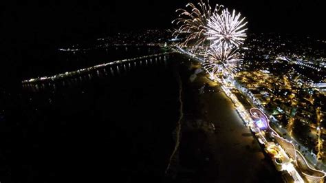 WATCH: Fireworks blast above 100-year-old Santa Cruz Wharf