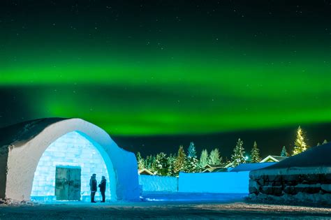 Un increíble hotel de hielo para disfrutar de la aurora boreal... que ...