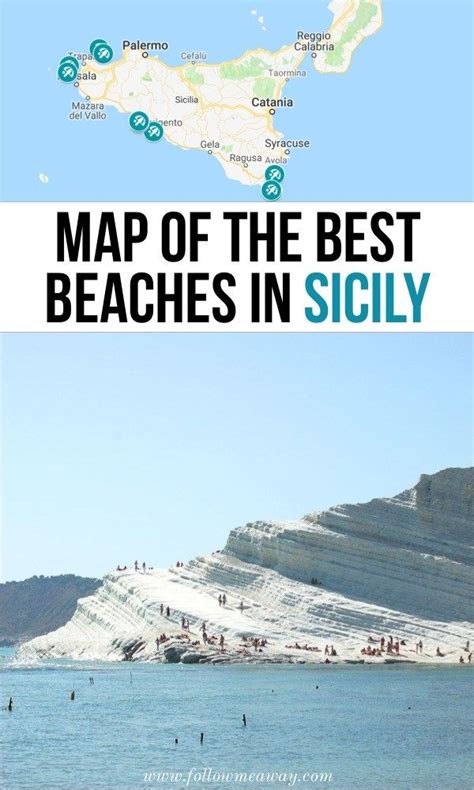 12 Beautiful Beaches In Sicily + Map To Find Them | Sicily travel, Italy road trips, Sicily italy