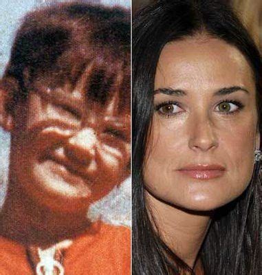 demi moore childhood photo (With images) | Celebrity pictures, Young celebrities, Celebrities funny