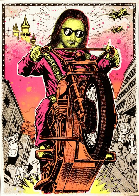 Christ on a bike by Ben Rider- Print Club London