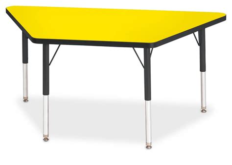 Trapezoid Activity Tables - 24" X 48" - E-height - North Star School Supply