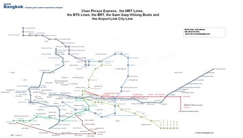 About BTS Bangkok Thailand Airport Map: Detail Bangkok BTS Skytrain ...