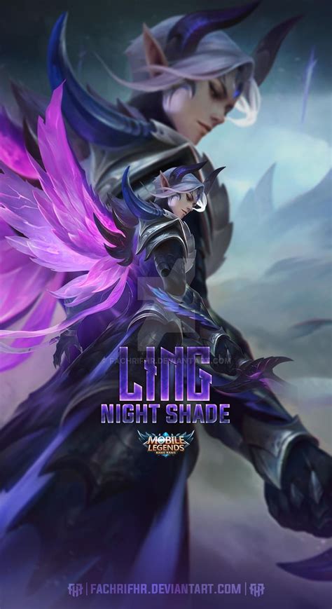 Ling Night Shade by FachriFHR on DeviantArt | Mobile legend wallpaper, Alucard mobile legends ...