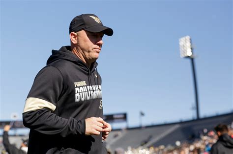 What Purdue head coach Jeff Brohm said at his weekly press conference