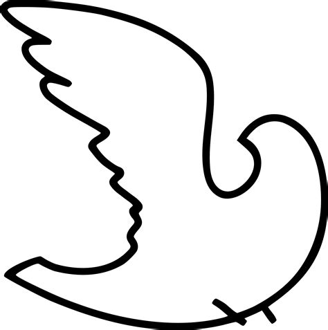 White Dove Symbol - ClipArt Best