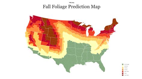 2019′s national peak fall color prediction map is here - al.com