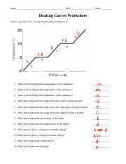 43 heating cooling curve worksheet answers - Worksheet Resource