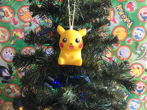 Pikachu Christmas Tree Ornament Gift set | Etsy