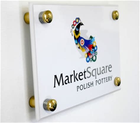 Clear Acrylic Plastic Signs - Corporate Branding